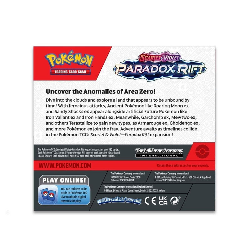 Scarlet & Violet: Paradox Rift - Booster Box Scarlet & Violet: Paradox Rift - Booster Box