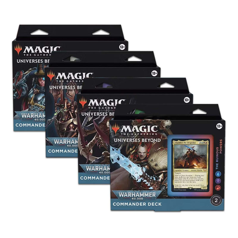 Universes Beyond: Warhammer 40,000 - Set of 4 Commander Decks