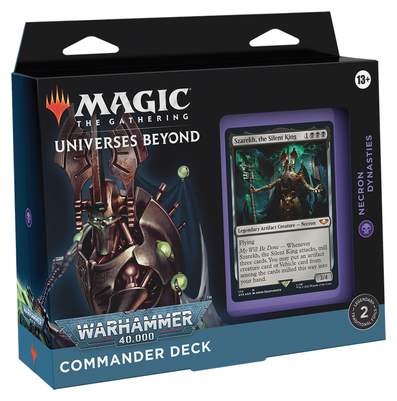 Universes Beyond: Warhammer 40,000 - Commander Deck (Necron Dynasties) Universes Beyond: Warhammer 40,000 - Commander Deck (Necron Dynasties)