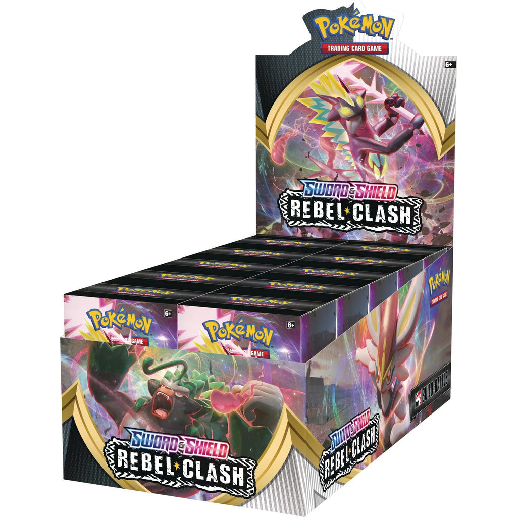 Sword & Shield: Rebel Clash - Build & Battle Display Sword & Shield: Rebel Clash - Build & Battle Display