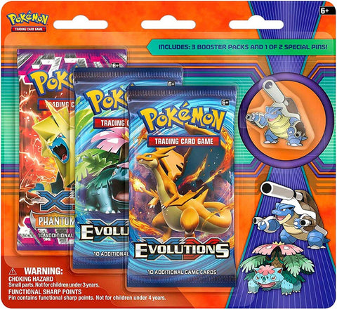 Collector’s Pin 3-Pack Blister (Mega Blastoise)