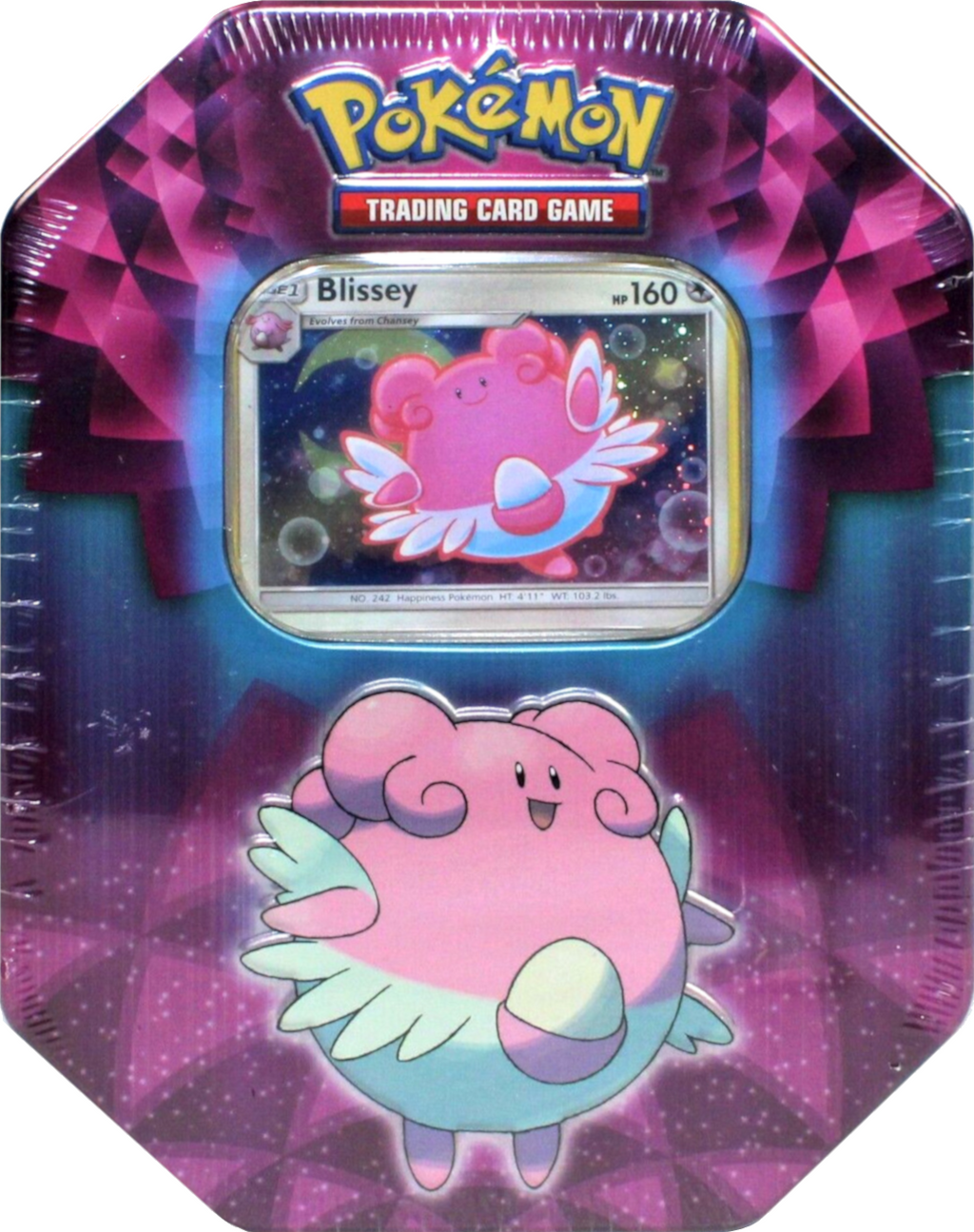 pokemon blissey card Strong Bonds Tin (Blissey)