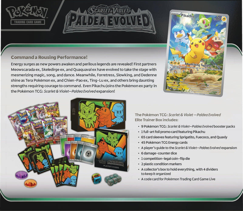 pokémon trading card game paldea evolved elite trainer box Scarlet & Violet: Paldea Evolved